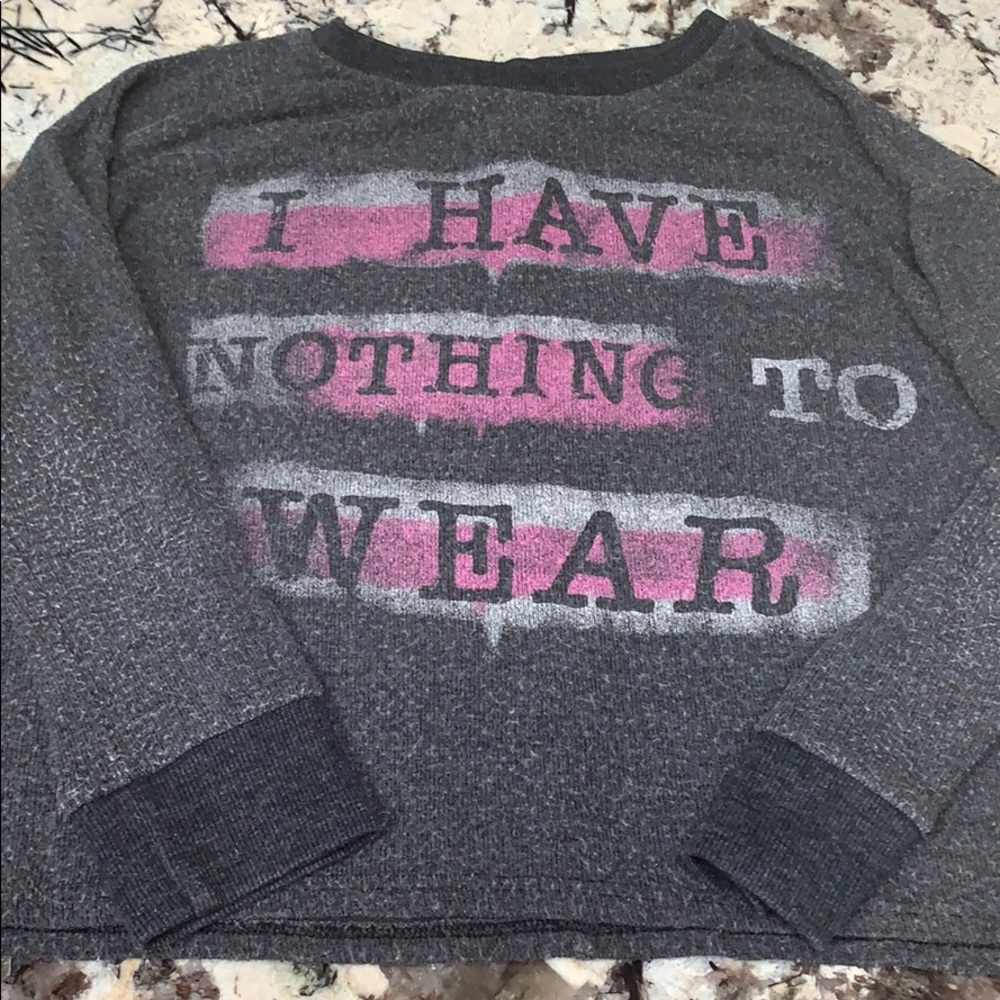 “I have nothing to wear” long sleeve top